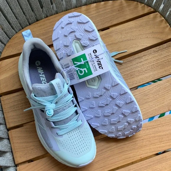 Hi-Tec Women's Light Blue and Lavender Shoes - Picture 6 of 9